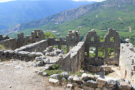 Arykanda Roman Baths - vist on guided walking holiday